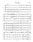 Military March 1 for wind quartet