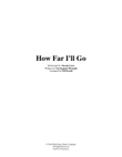 How Far I'll Go