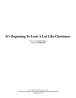 It's Beginning To Look Like Christmas