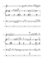 Just This Once Original for Jazz Combo. Alto Sax, Piano, Bass and Drums Jazz Ensemble scores gallery preview page 3