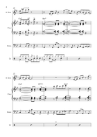 Just This Once Original for Jazz Combo. Alto Sax, Piano, Bass and Drums Jazz Ensemble scores gallery preview page 5