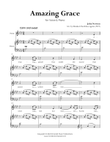 Amazing Grace for Voice & Piano (A-flat)