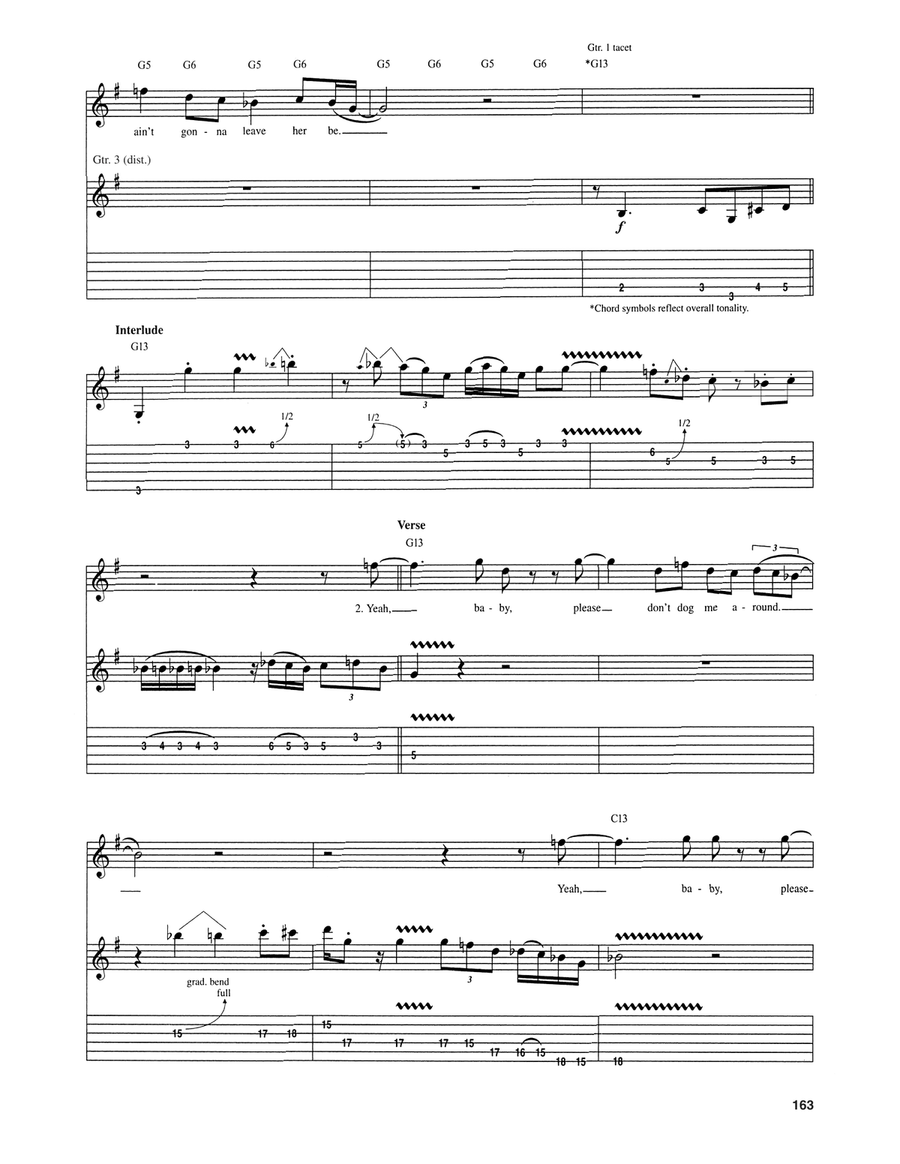 Mama Talk To Your Daughter Electric Guitar scores gallery preview page 3