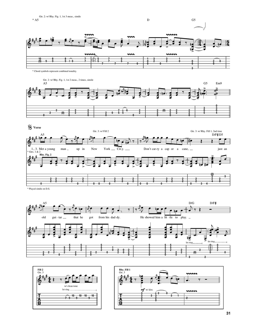 He Don't Play Nothin' But The Blues Electric Guitar scores gallery preview page 2