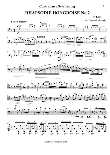 F. Liszt Rhapsodie Hongroise No.2