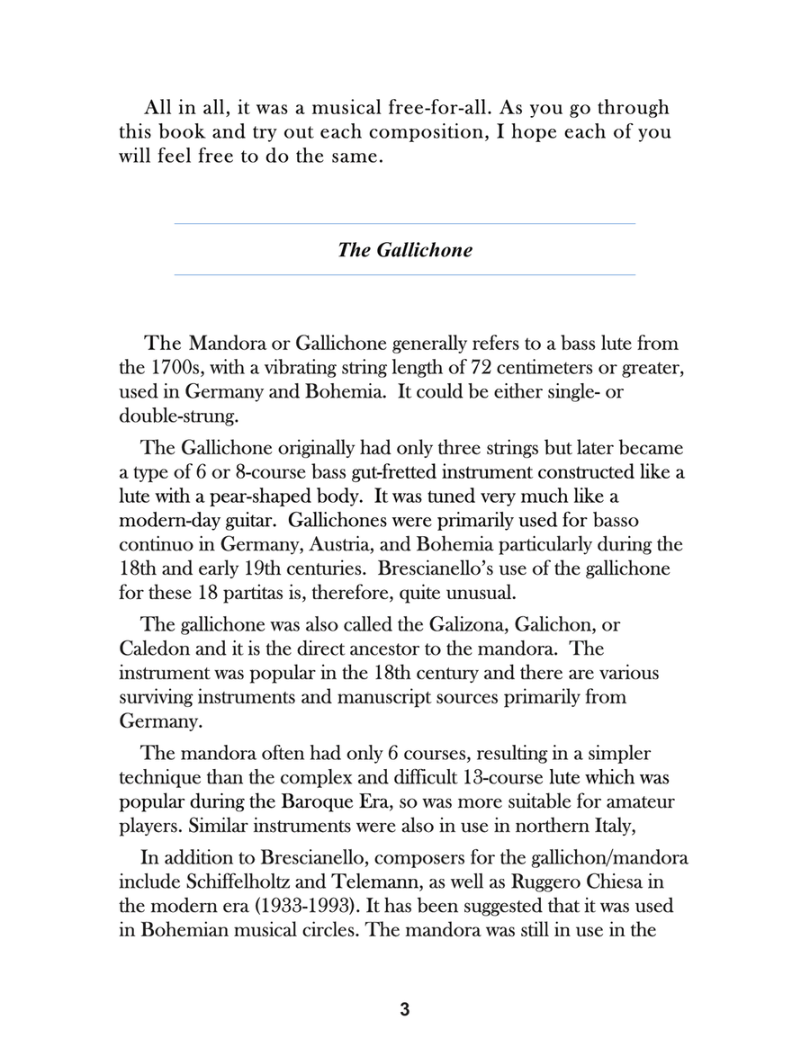 Franz Clemens Duke of Bavaria: 3 Gallichone Sonatas and 12 Menuettos Ukulele scores gallery preview page 5
