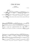 Clair de Lune (Trio - Flute - Clarinet in Bb - Bassoon)