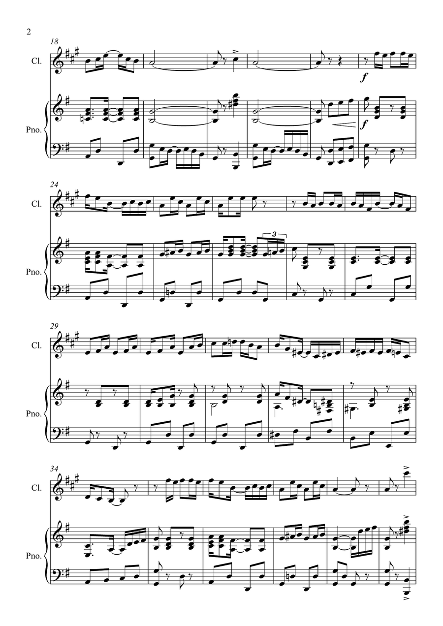 Snookums Rag Snookums Rag Clarinet Solo scores gallery preview page 3