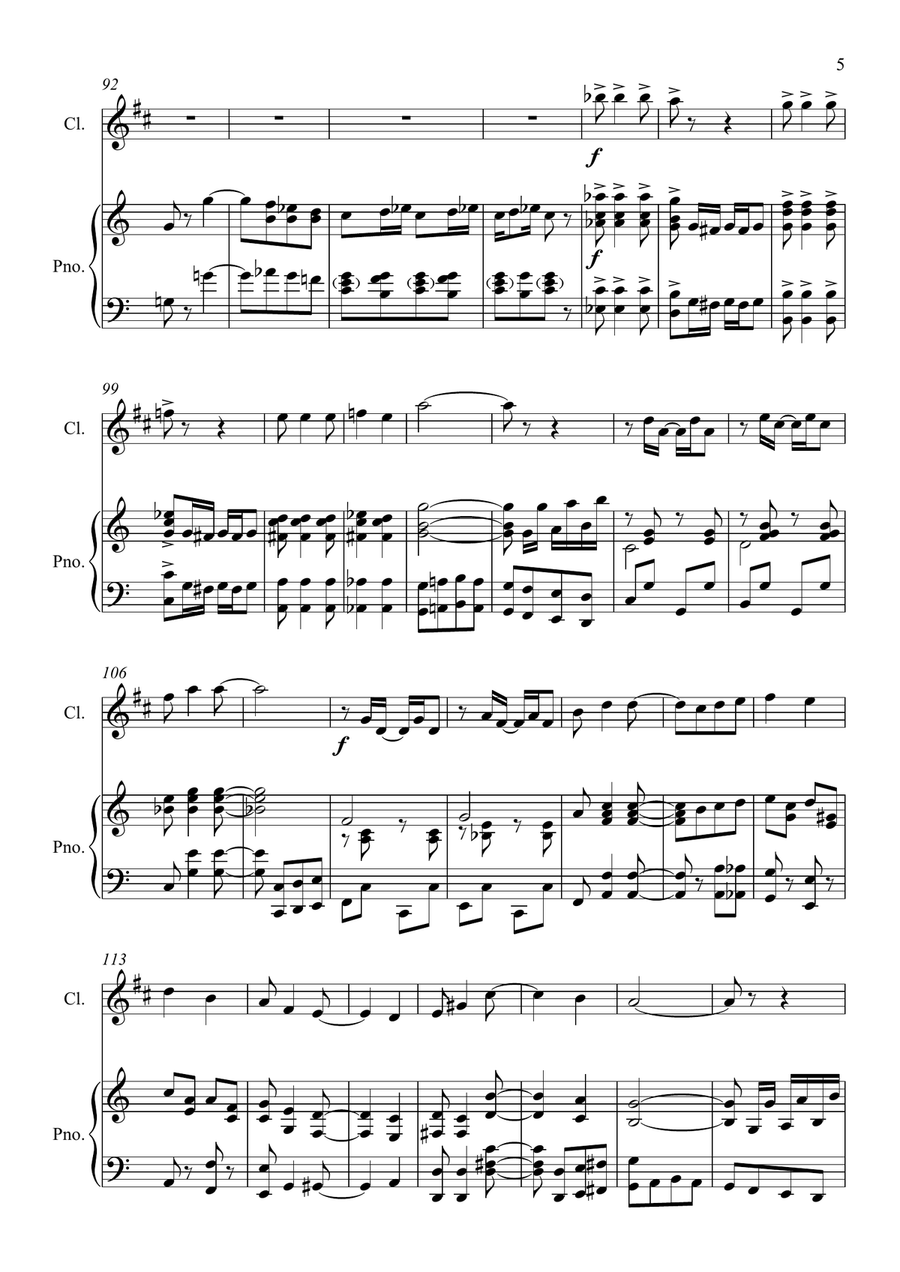 Snookums Rag Snookums Rag Clarinet Solo scores gallery preview page 6