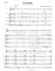 O Canada - unison choir, or vocal solo with woodwind quartet