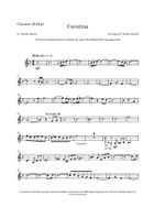 Cavatina Clarinet scores gallery preview page 4