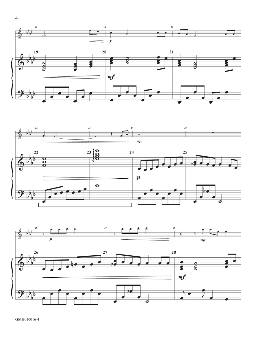 Fantasy on Beach Spring (for handbell solo with piano accompaniment) Fantasy on Beach Spring (for handbell solo with piano accompaniment) Handbell Choir scores gallery preview page 4