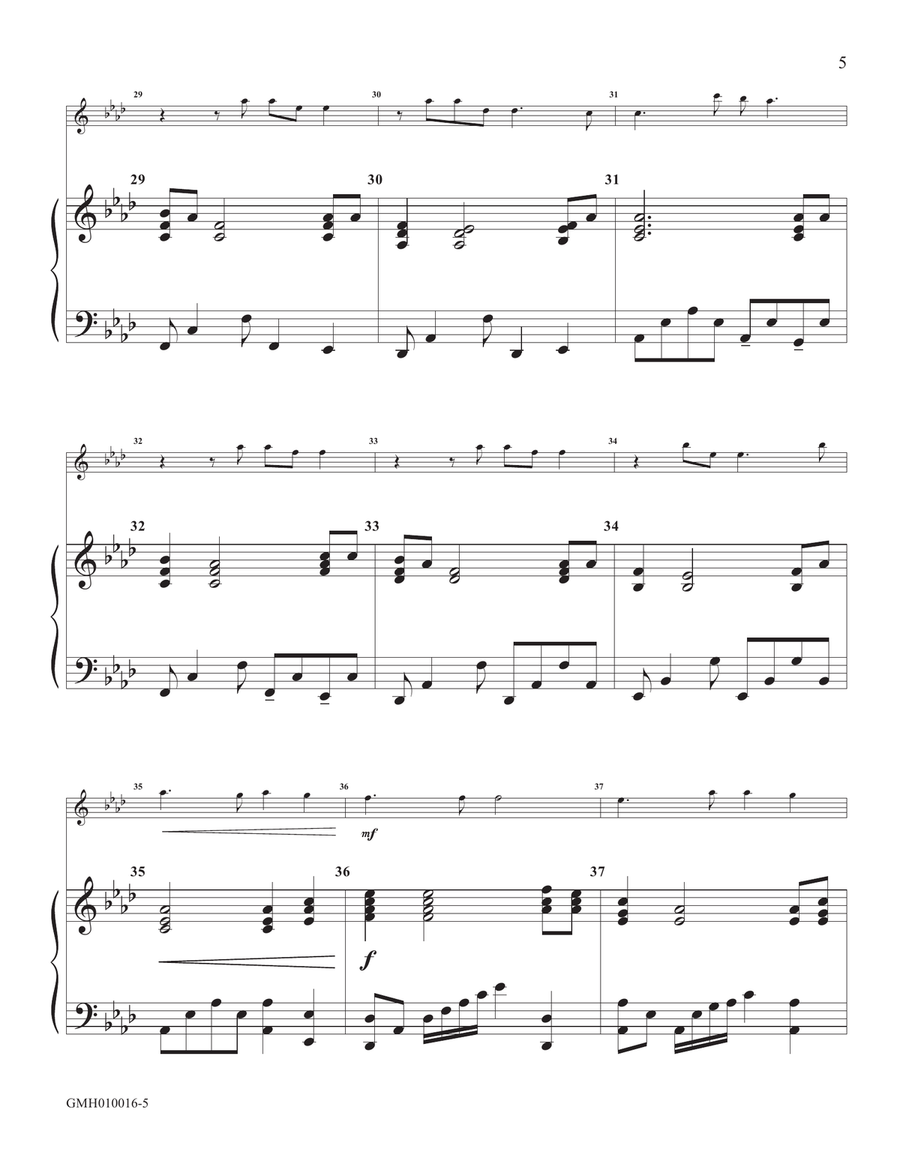 Fantasy on Beach Spring (for handbell solo with piano accompaniment) Fantasy on Beach Spring (for handbell solo with piano accompaniment) Handbell Choir scores gallery preview page 5