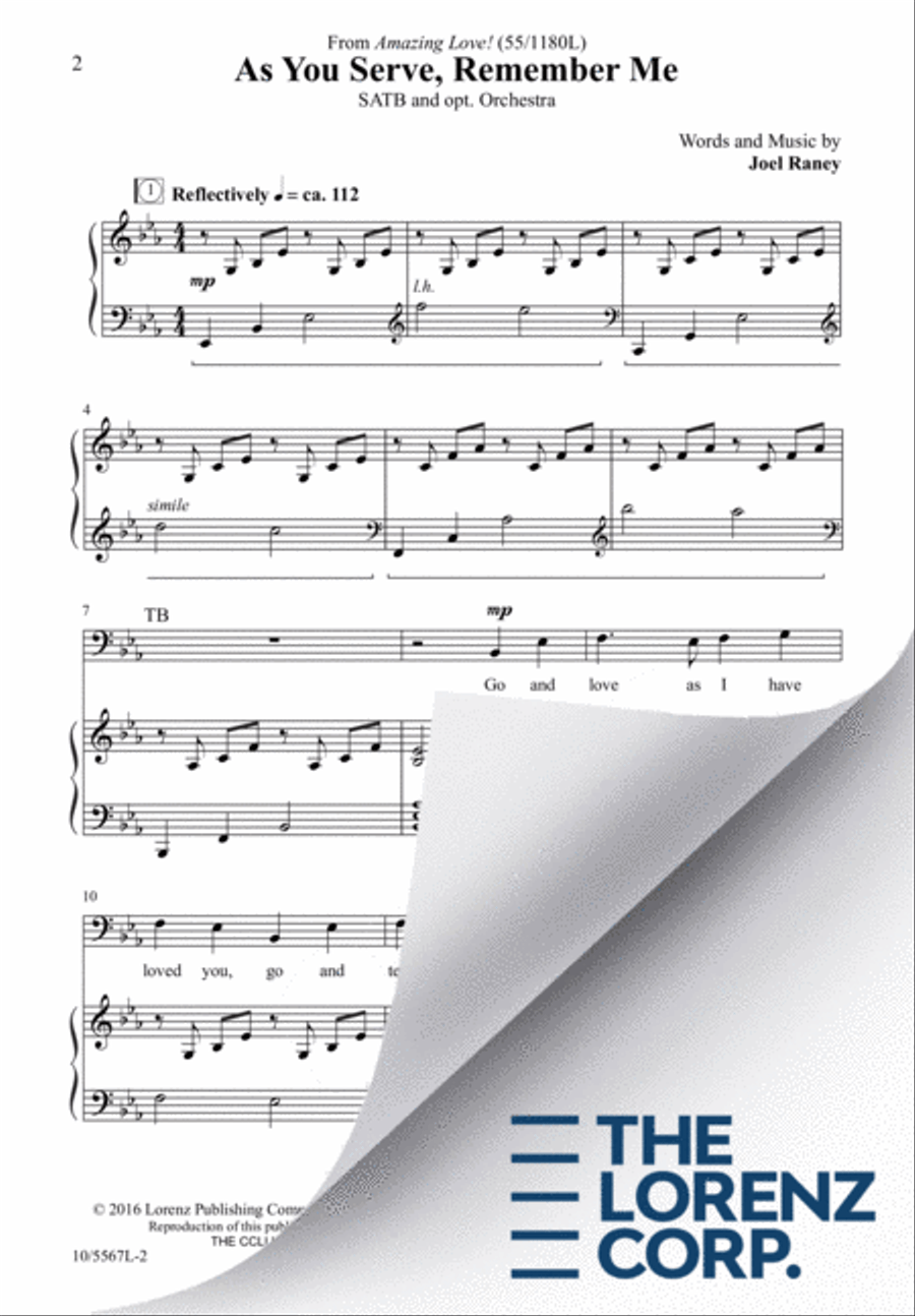 As You Serve, Remember Me 4-Part scores gallery preview page 3