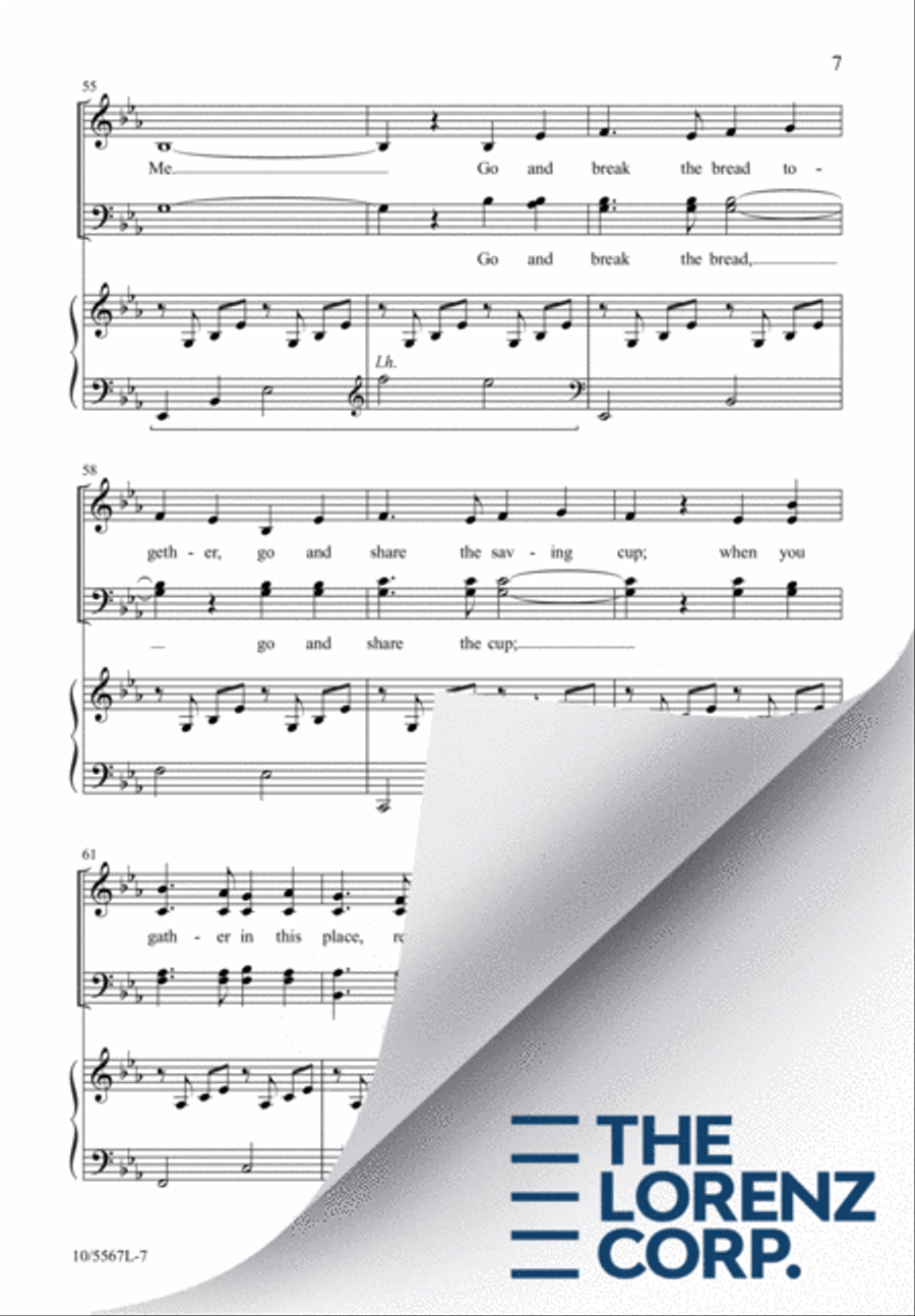 As You Serve, Remember Me 4-Part scores gallery preview page 8