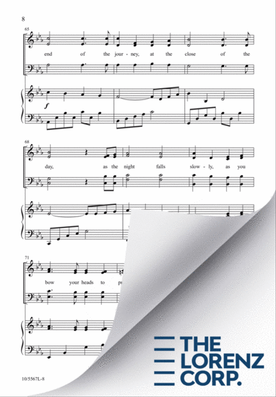 As You Serve, Remember Me 4-Part scores gallery preview page 9
