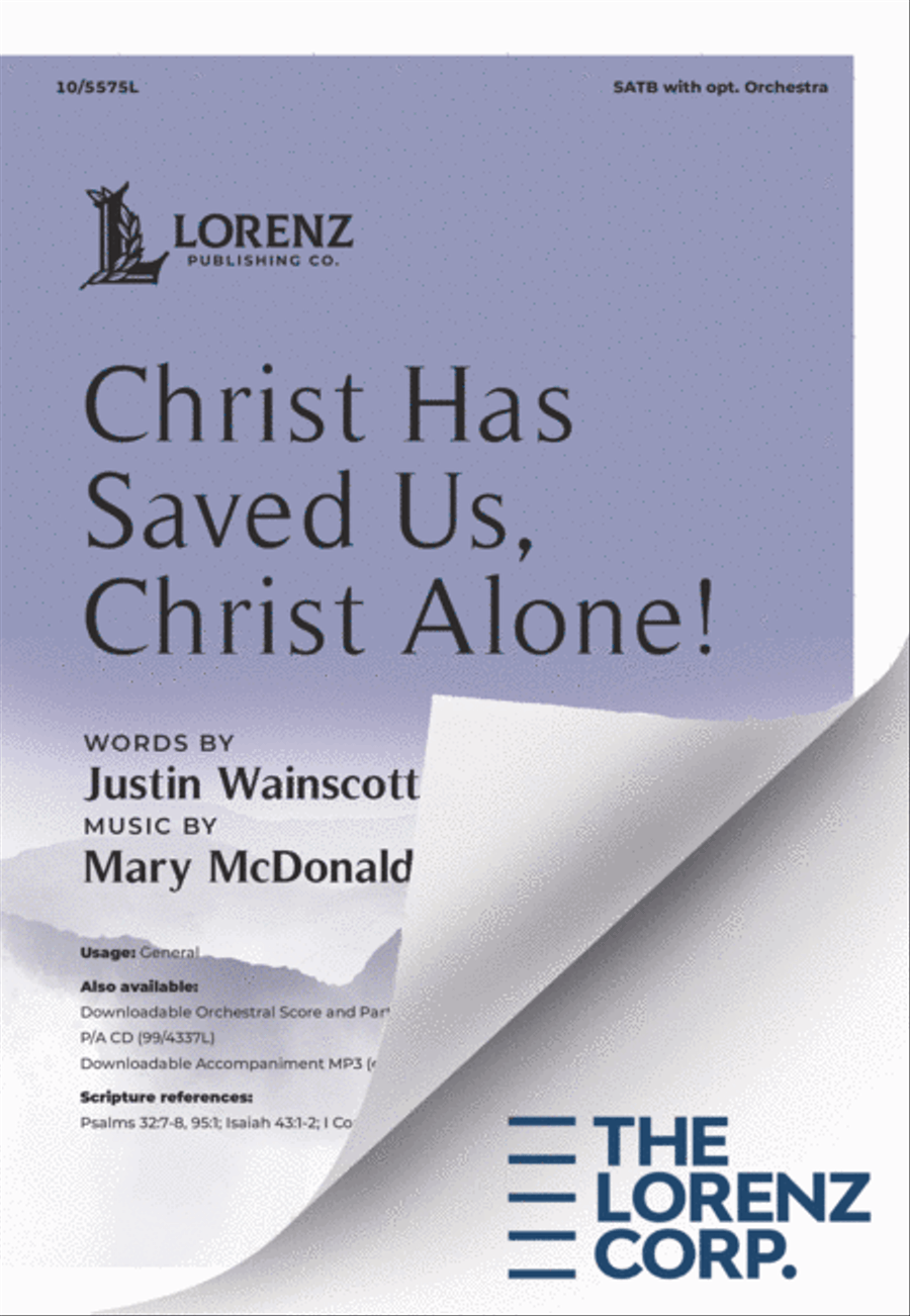 Christ Has Saved Us, Christ Alone 4-Part scores gallery preview page 2