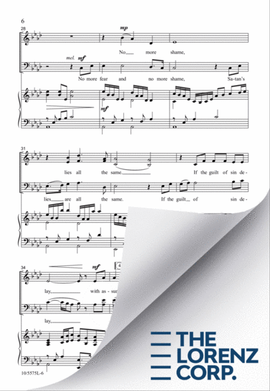 Christ Has Saved Us, Christ Alone 4-Part scores gallery preview page 7