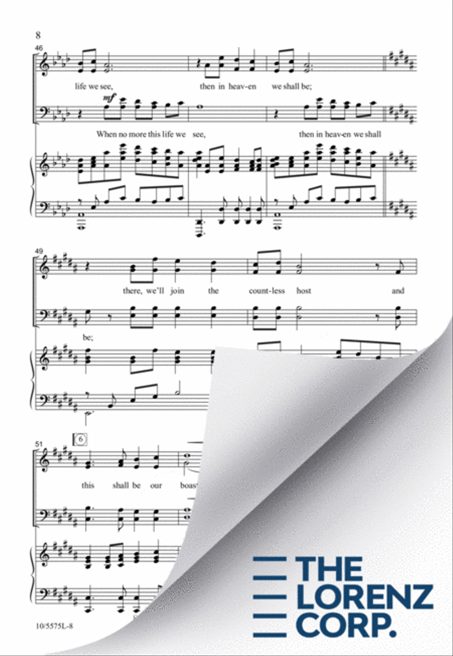 Christ Has Saved Us, Christ Alone 4-Part scores gallery preview page 9