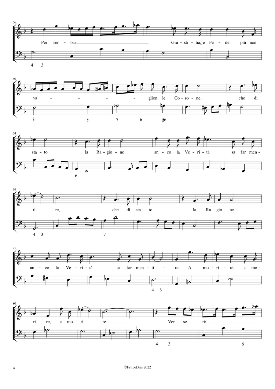 Lamento di Maria Stuarda: Ferma, lascia ch'io parli Voice Solo scores gallery preview page 4