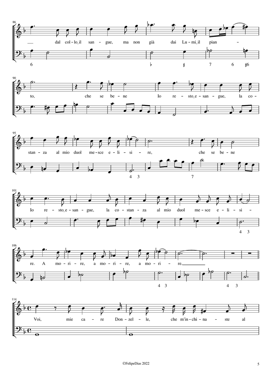 Lamento di Maria Stuarda: Ferma, lascia ch'io parli Voice Solo scores gallery preview page 5