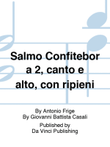 Salmo Confitebor a 2, canto e alto, con ripieni