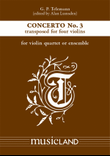 Telemann Concerto No.3 for 4 Violins in D