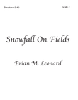 Snowfall On Fields