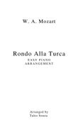 Mozart - Rondo Alla Turca | easy piano arrangement
