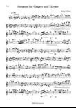Violin Sonata Violin Part