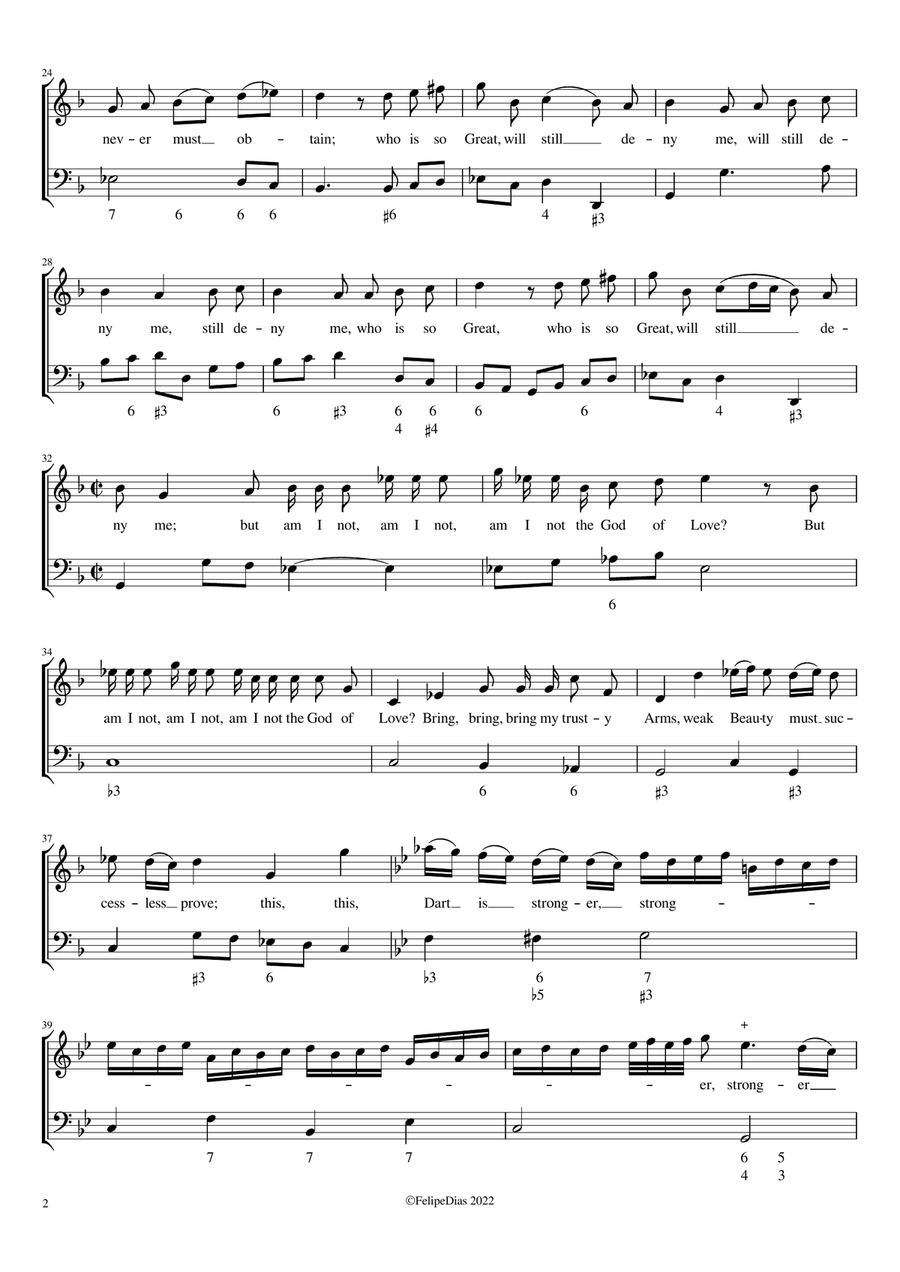 Lysander I pursue in vain Voice Solo scores gallery preview page 2