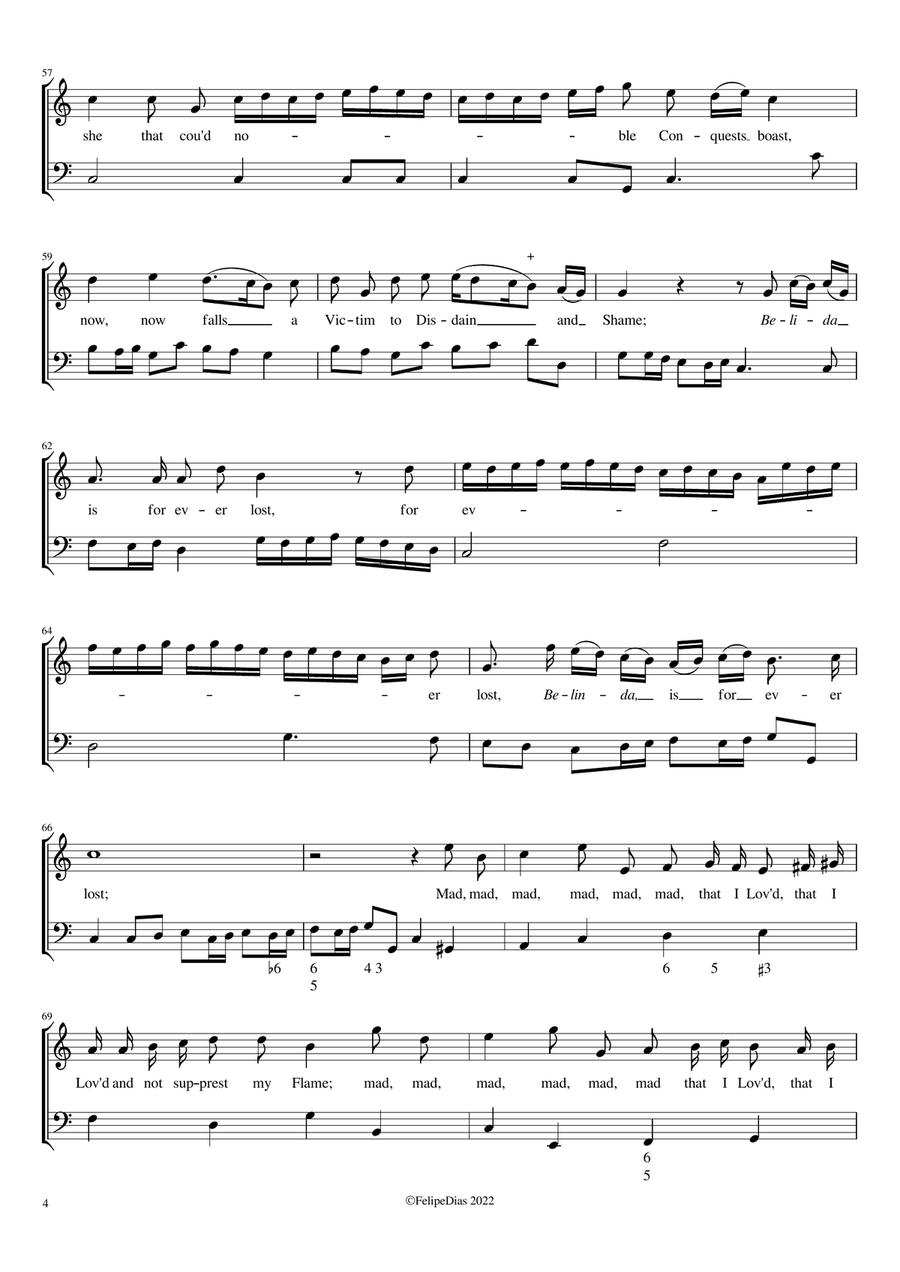 Lysander I pursue in vain Voice Solo scores gallery preview page 4