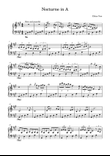 Nocturne in A
