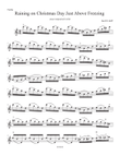 Raining on Christmas Day Just Above Freezing for unaccompanied violin