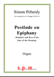 Organ Postlude on Epiphany (Brightest and Best of the Suns of the Morning) by Simon Peberdy