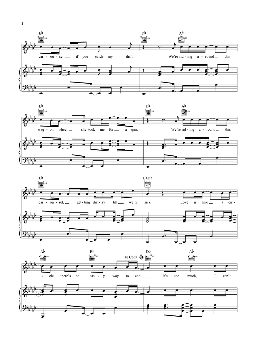 Cowboys Don't Cry Cowboys Don't Cry Piano, Vocal, Guitar scores gallery preview page 2