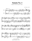Loeillet: Sonata No 1 for Tuba Duo mini preview