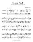Loeillet: Sonata No 1 for Contrabassoon Duo mini preview