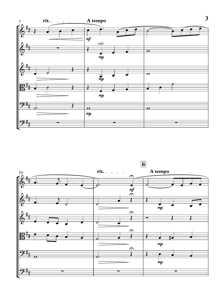 Casualties Of War -end Title String Orchestra scores gallery preview page 4