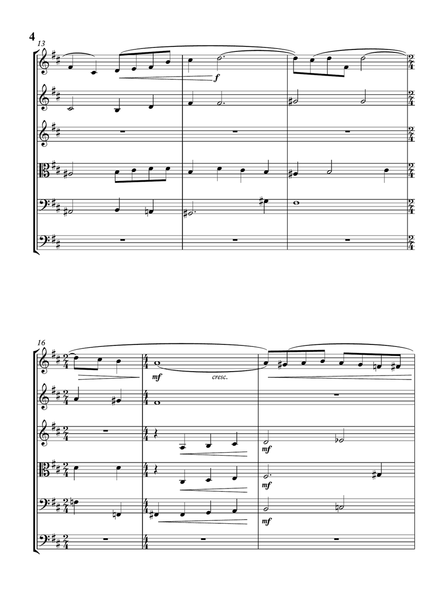 Casualties Of War -end Title String Orchestra scores gallery preview page 5