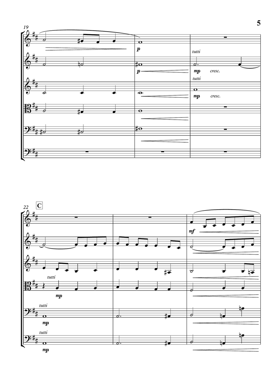Casualties Of War -end Title String Orchestra scores gallery preview page 6