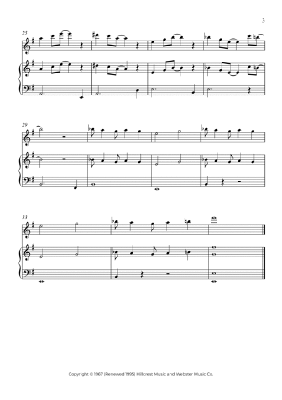 Theme From Spider Man Flute Solo scores gallery preview page 4
