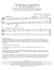 Take Me Home, Country Roads - Score Only