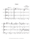 Albinoni Adagio for String Quartet