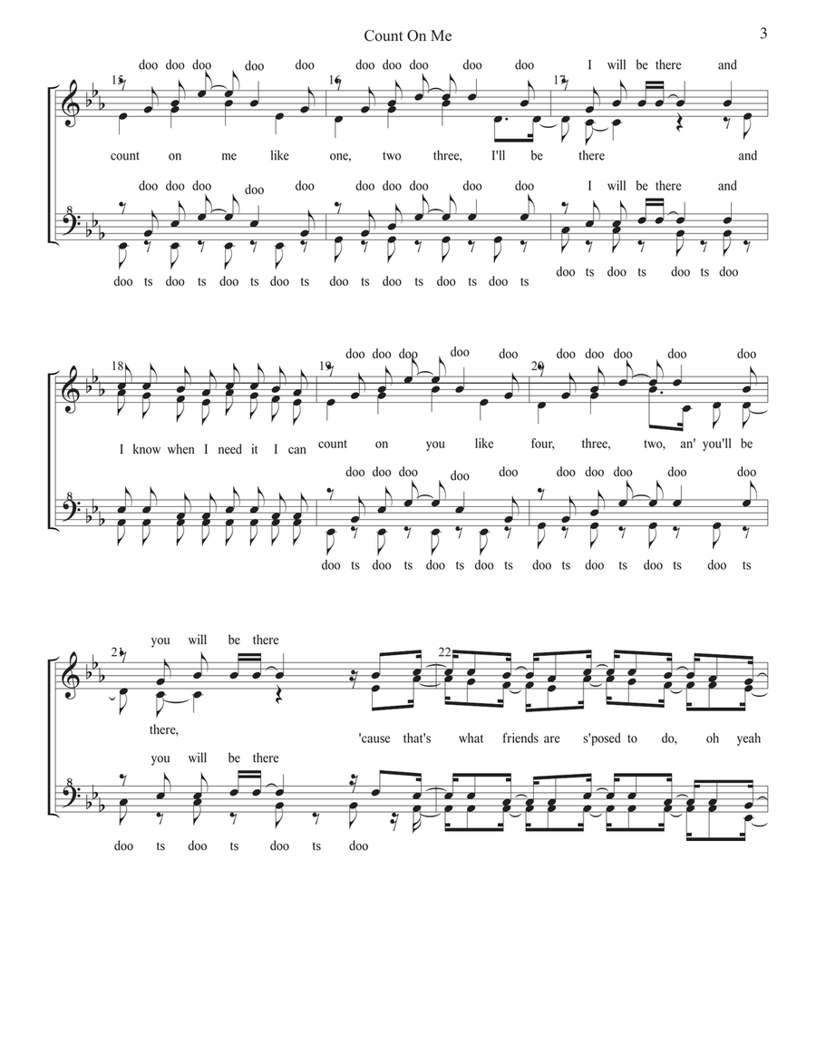 Count On Me Count On Me SSAA scores gallery preview page 3
