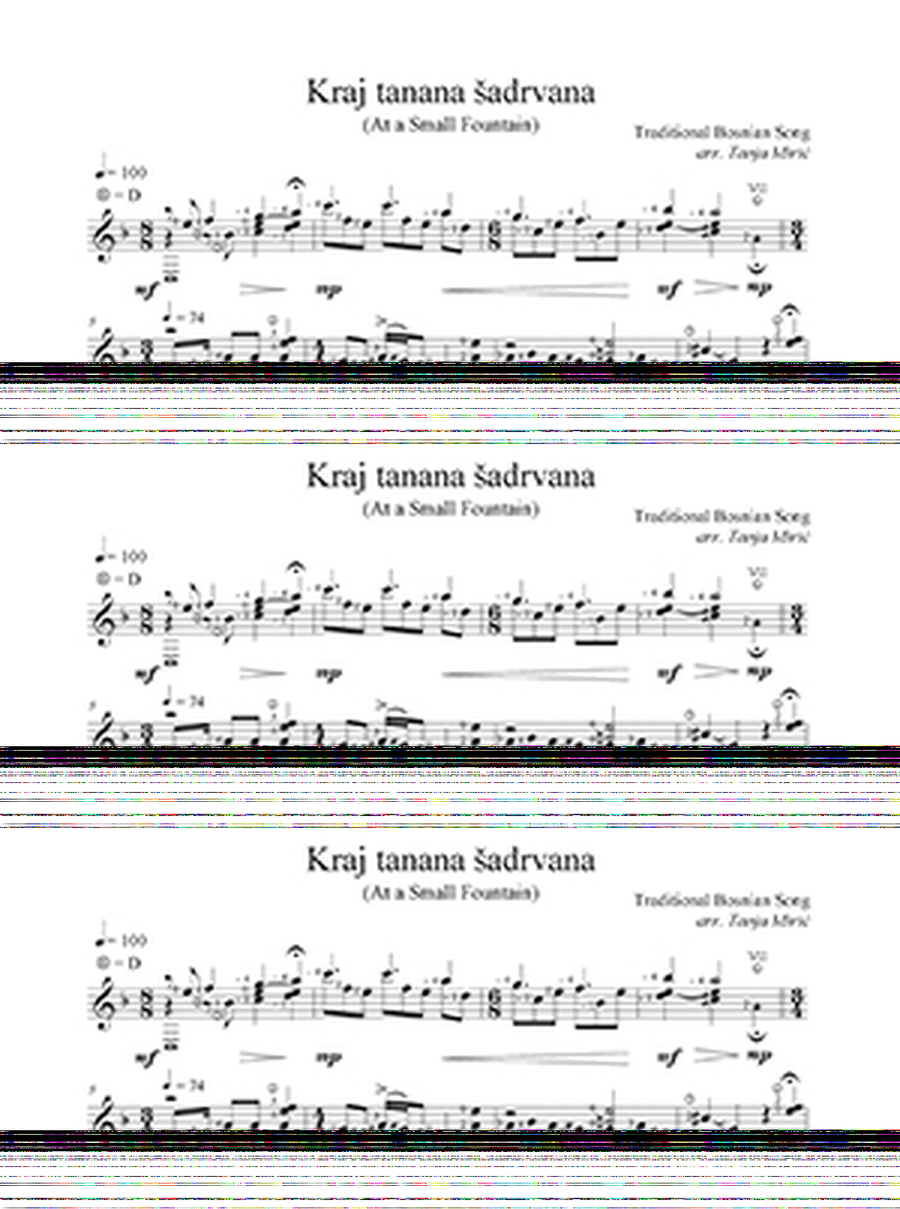 Balkan Melodies for Classical Guitar Acoustic Guitar scores gallery preview page 2