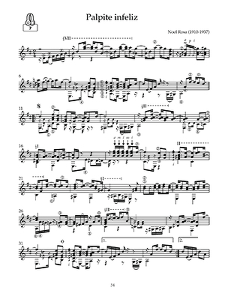 10 Brazilian Choros Arranged for Classical Guitar Solo Acoustic Guitar scores gallery preview page 3