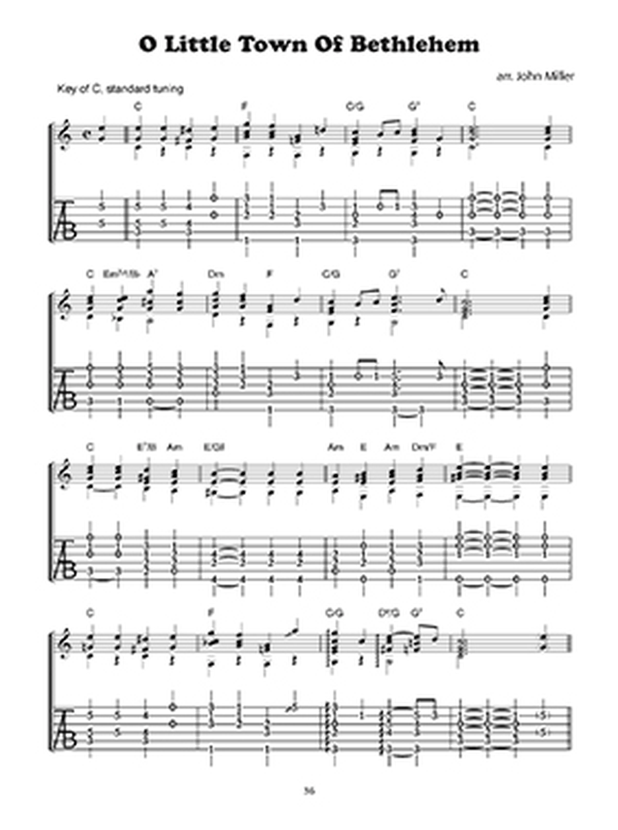 Christmas Carols & Holiday Standards for Fingerstyle Guitar Fingerpicking Guitar scores gallery preview page 3