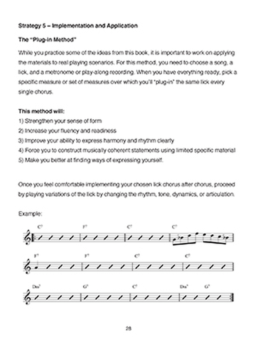 Jazz Course for All Instruments Electric Guitar scores gallery preview page 3
