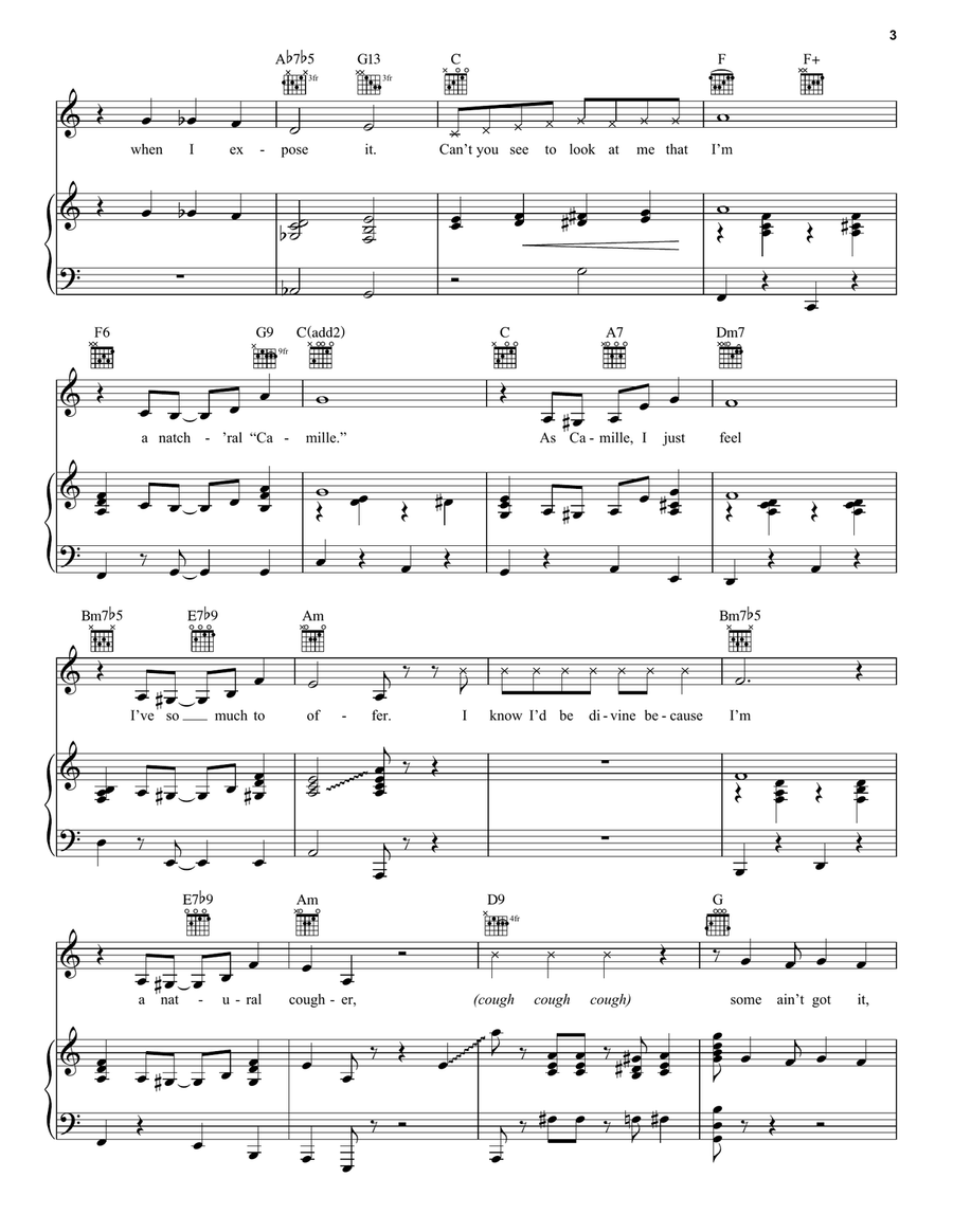 I'm The Greatest Star (from Funny Girl) Piano, Vocal, Guitar scores gallery preview page 3